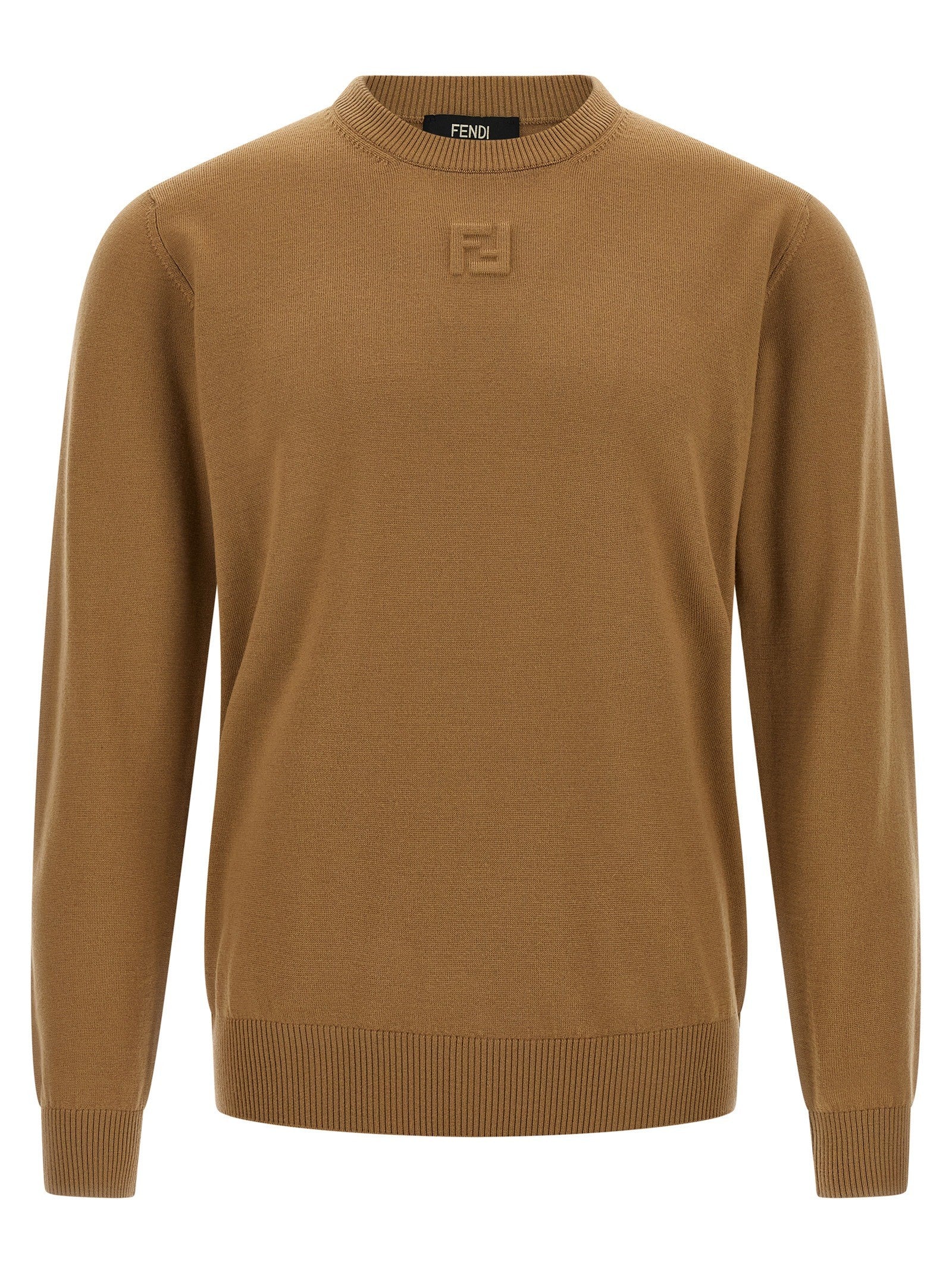 Fendi Wool Sweater Beige