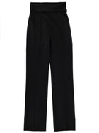 Alexander McQueen Women's Wool Tailored Pants Black