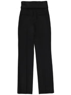 Alexander McQueen Women's Wool Tailored Pants Black, view 2