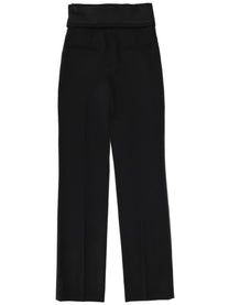 Alexander McQueen Women's Wool Tailored Pants Black