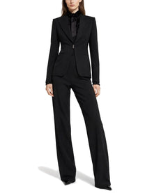 Gucci Women's Wool Tailored Pants Black