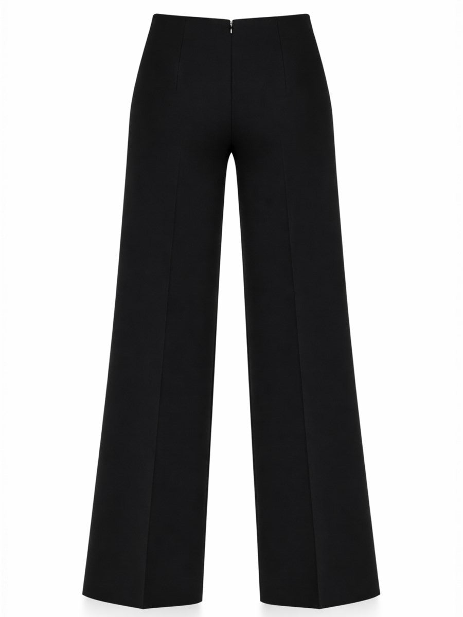 Gucci Women's Wool Tailored Pants Black