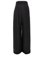 Sportmax Women's Wool Tailored Pants Black, view 3