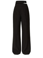 Chloé Women's Wool Tailored Pants Black, view 3