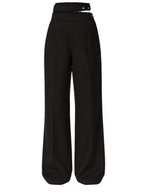 Chloé Women's Wool Tailored Pants Black