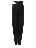 Chloé Women's Wool Tailored Pants Black