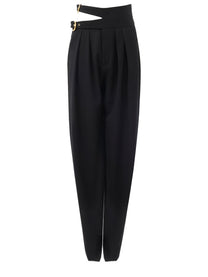 Chloé Women's Wool Tailored Pants Black
