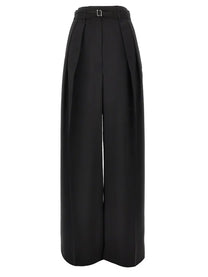 Sportmax Women's Wool Tailored Pants Black