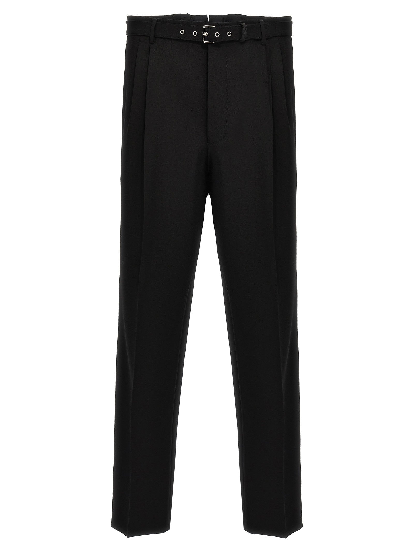 PRADA Wool Tailored Trousers Black