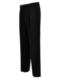 PRADA Wool Tailored Trousers Black