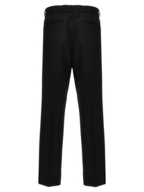 PRADA Wool Tailored Trousers Black