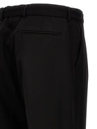 PRADA Wool Tailored Trousers Black, view 5