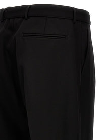 PRADA Wool Tailored Trousers Black