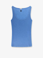 Versace Women's Wool Tank Top Blue