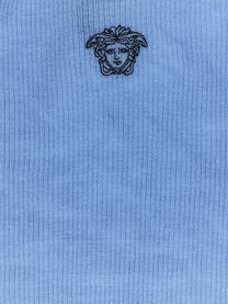 Versace Women's Wool Tank Top Blue