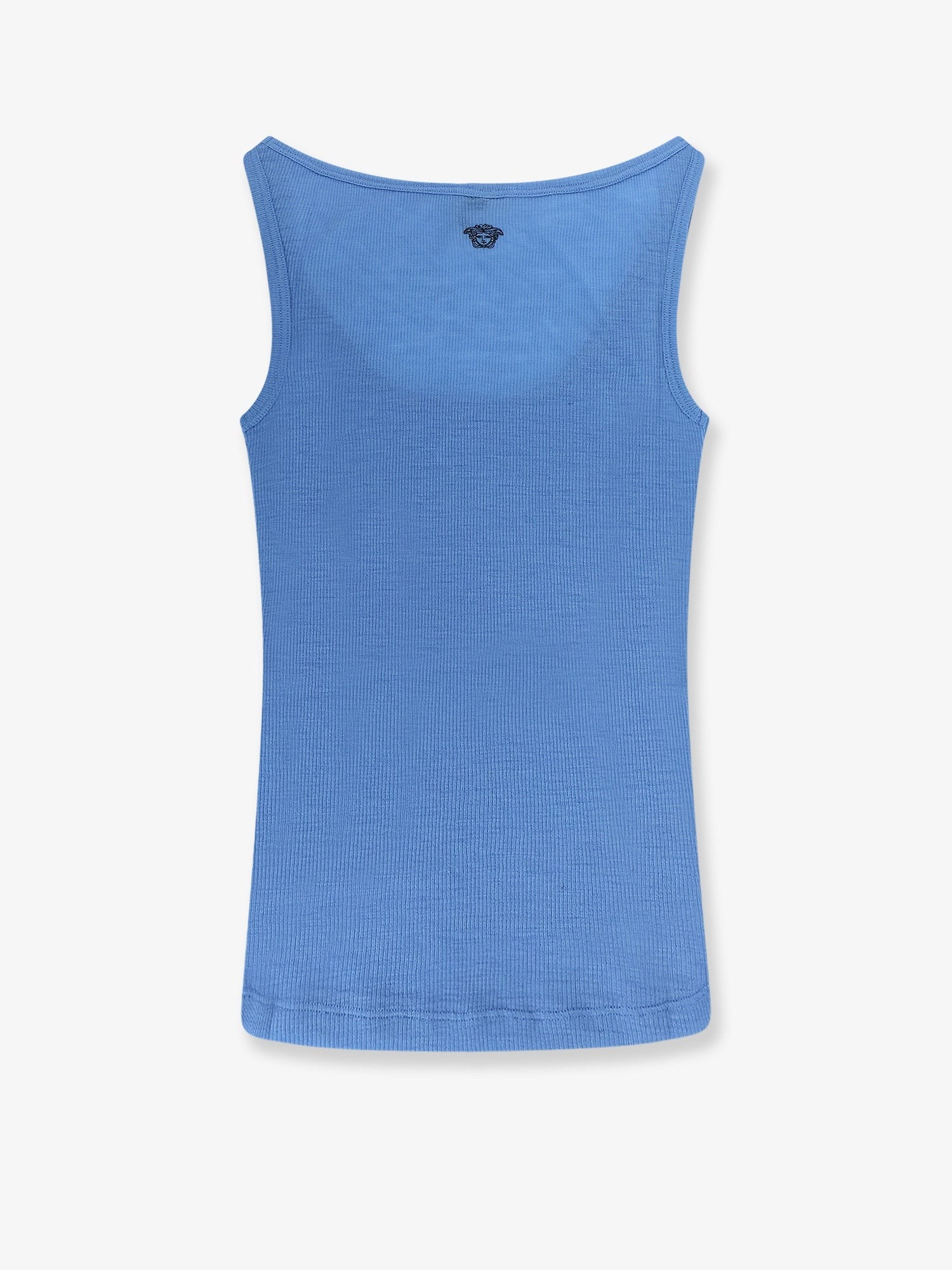 Versace Women's Wool Tank Top Blue