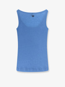 Versace Women's Wool Tank Top Blue