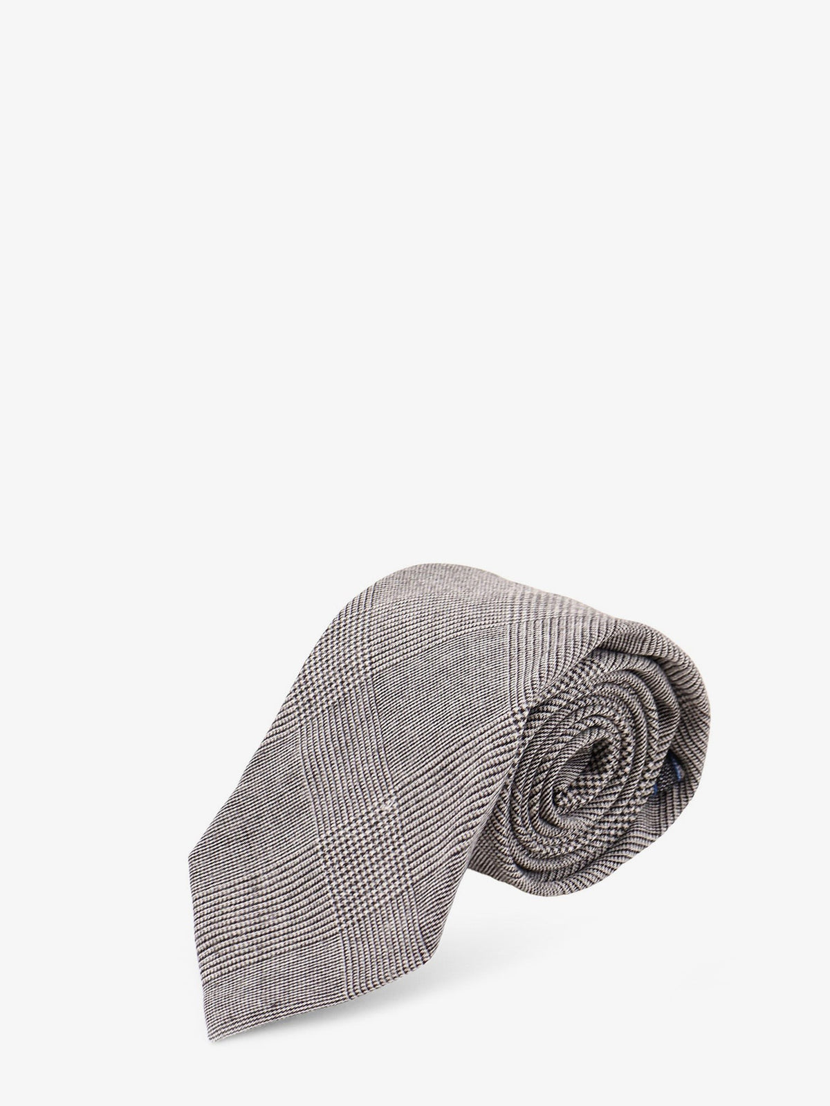 Kiton Men's Wool Tie Grey