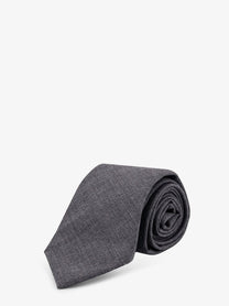 Brunello Cucinelli Men's Wool Tie Piombo
