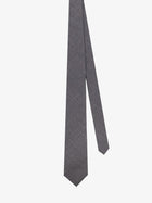 Brunello Cucinelli Men's Wool Tie Piombo, view 2