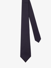 Kiton Men's Wool Tie Blue