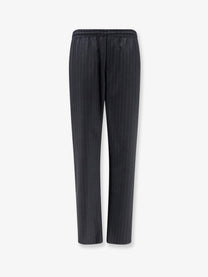 Burberry Men's Wool Trousers Grey