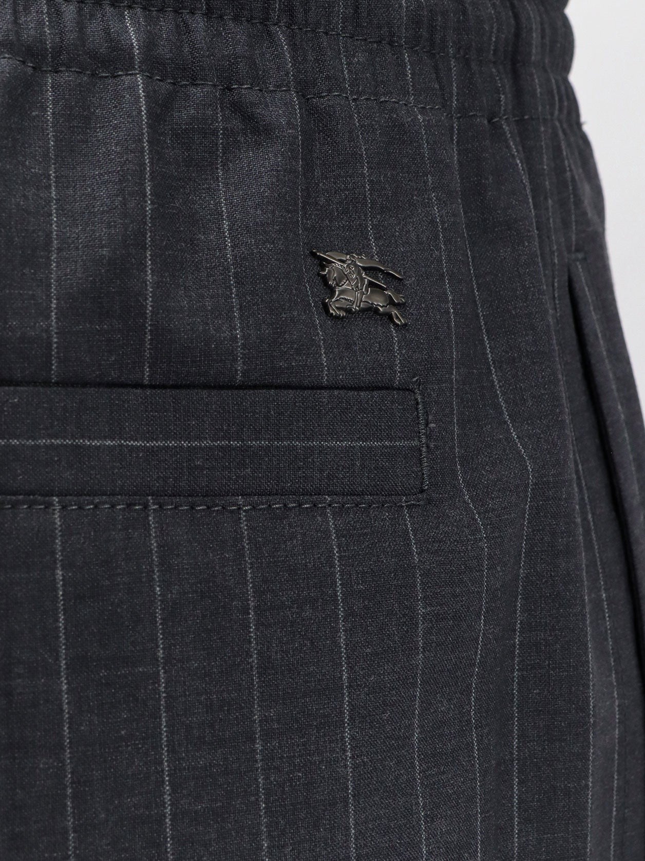 Burberry Men's Wool Trousers Grey