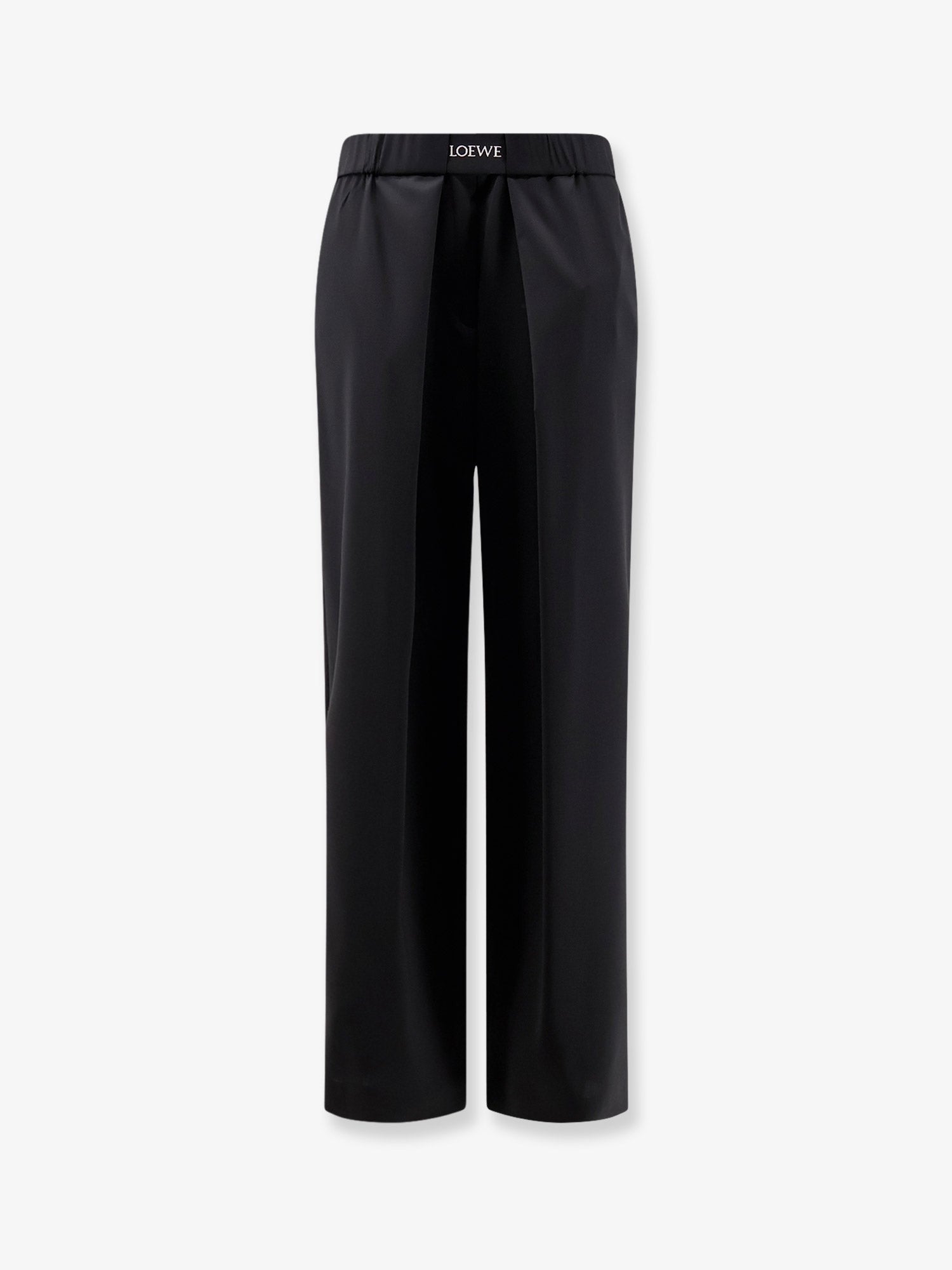 Loewe Women's Wool Trousers Black