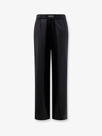 Loewe Women's Wool Trousers Black