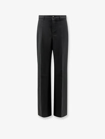 Rick Owens Women's Wool Trousers Black
