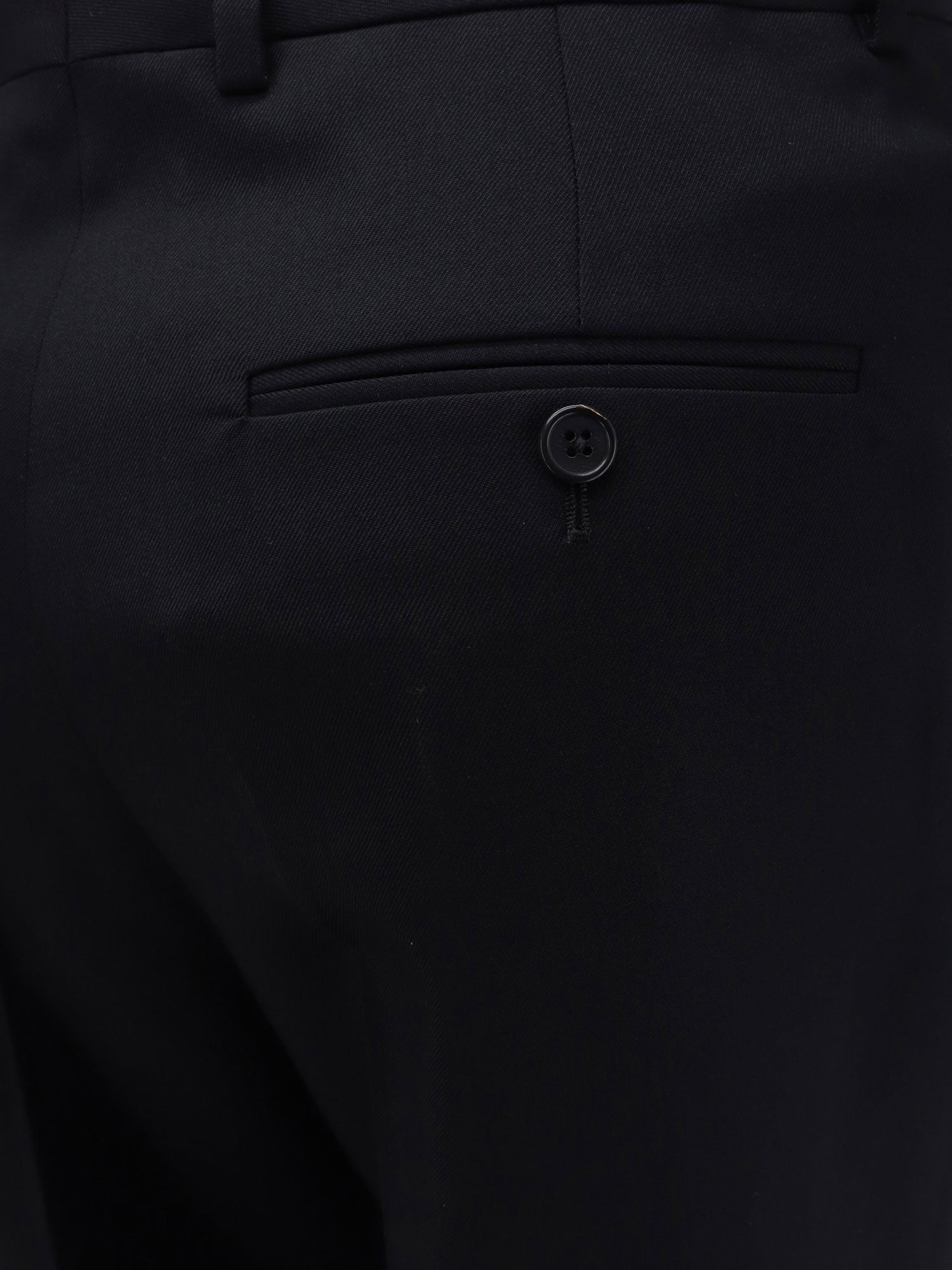 Celine Men's Wool Trousers Black