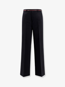 Gucci Men's Wool Trousers Blue
