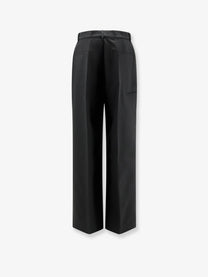 Rick Owens Women's Wool Trousers Black