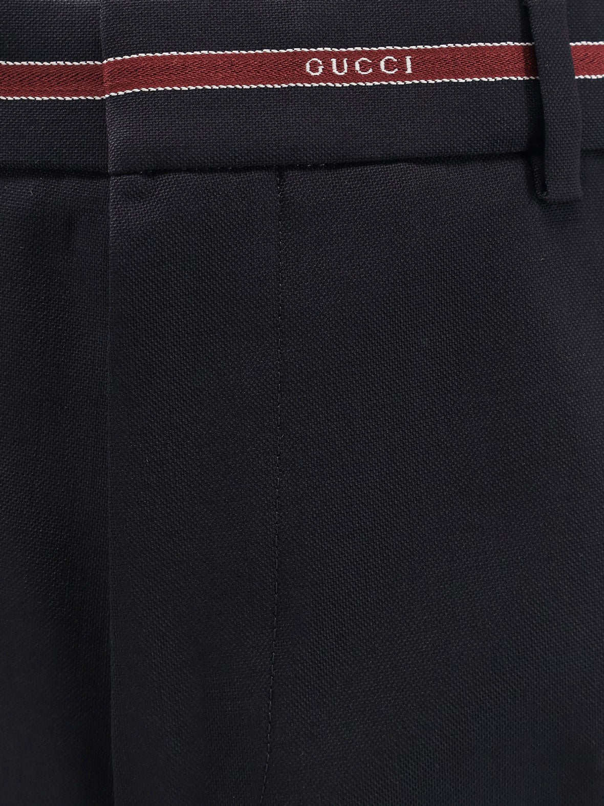 Gucci Men's Wool Trousers Blue