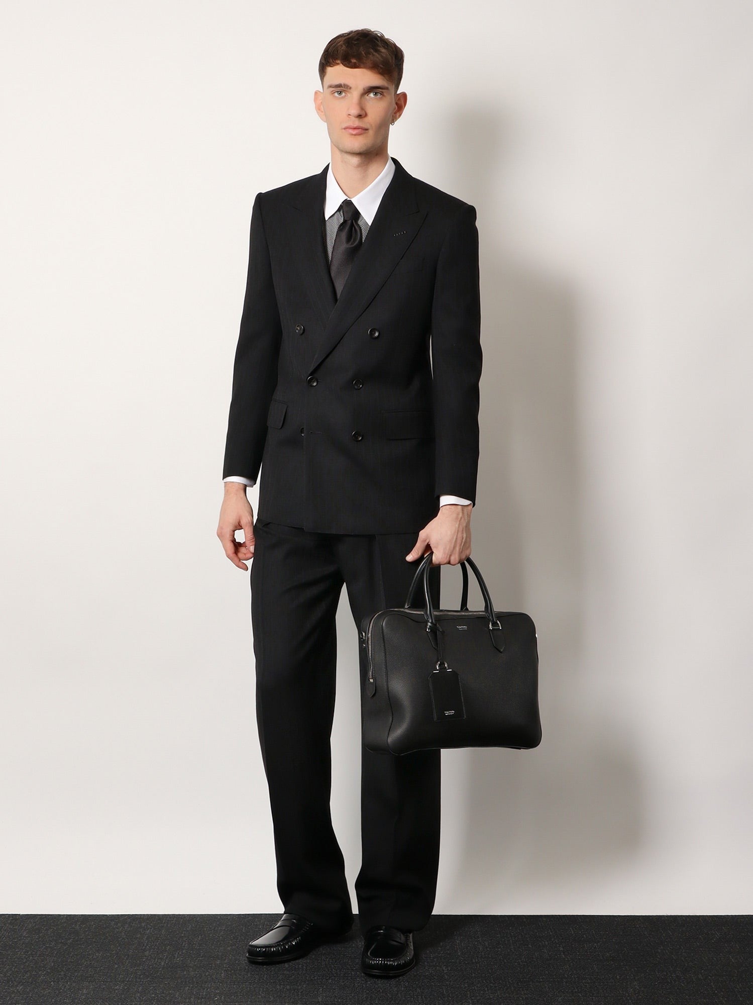 Tom Ford Men's Wool Trousers Black