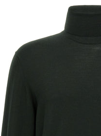 Zanone Wool Turtleneck Sweater Green