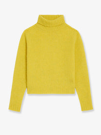 Celine Women's Wool Turtleneck Yellow Celine