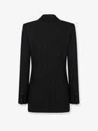 Tom Ford Women's Wool Tuxedo Blazer Black, view 2