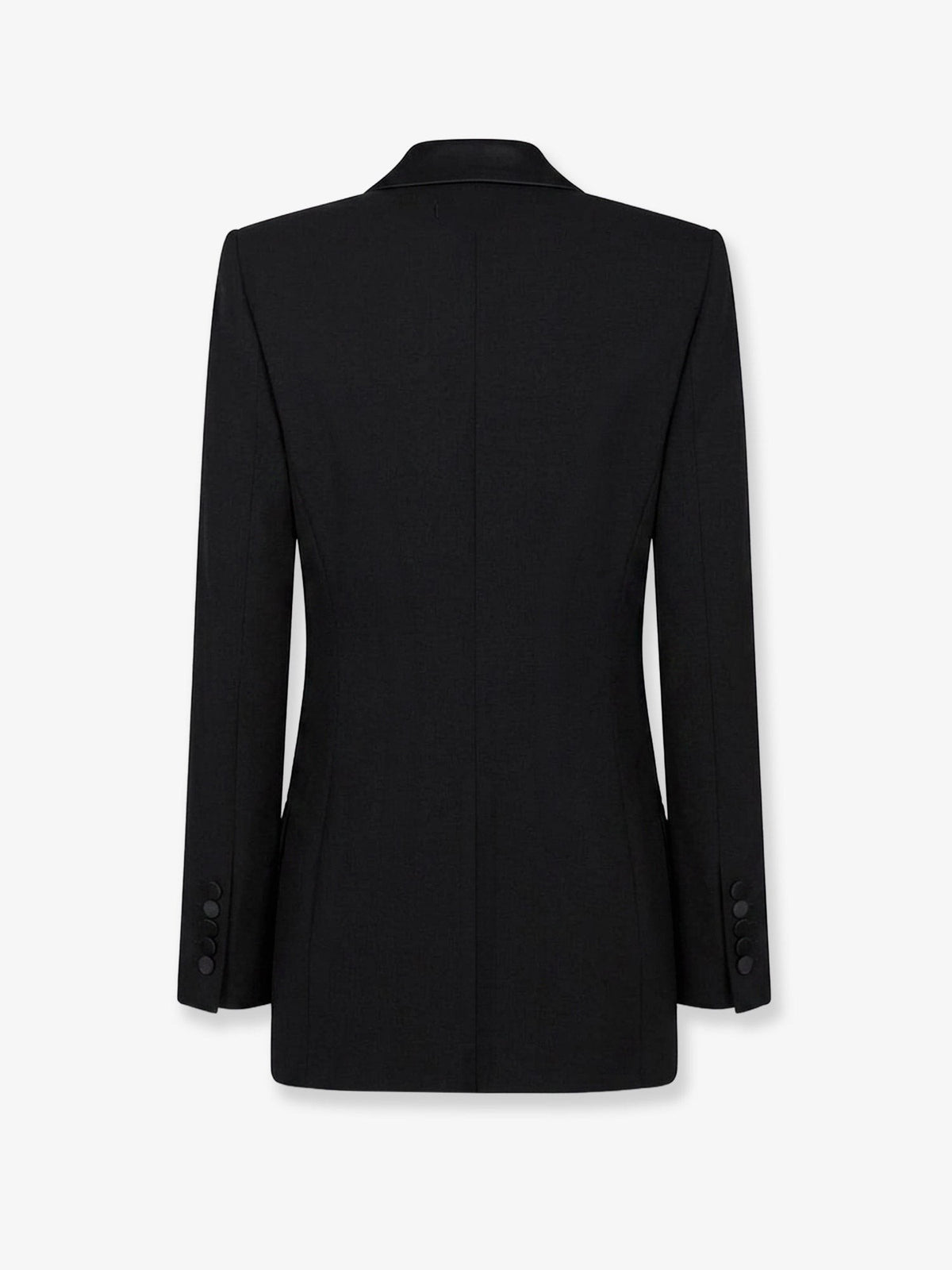 Tom Ford Women's Wool Tuxedo Blazer Black, view 2