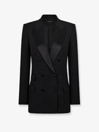 Tom Ford Women's Wool Tuxedo Blazer Black