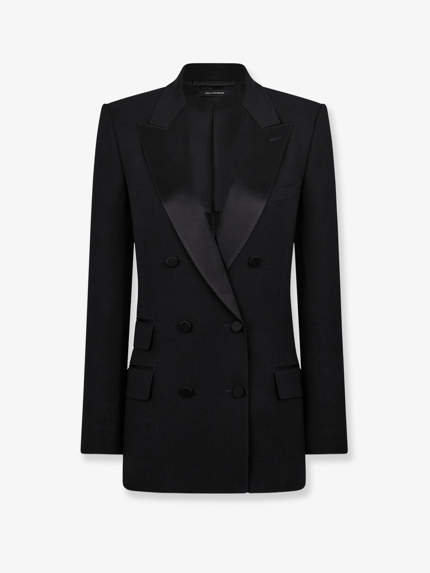 Tom Ford Women's Wool Tuxedo Blazer Black
