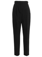 Tory Burch Wool Twill Pants Black