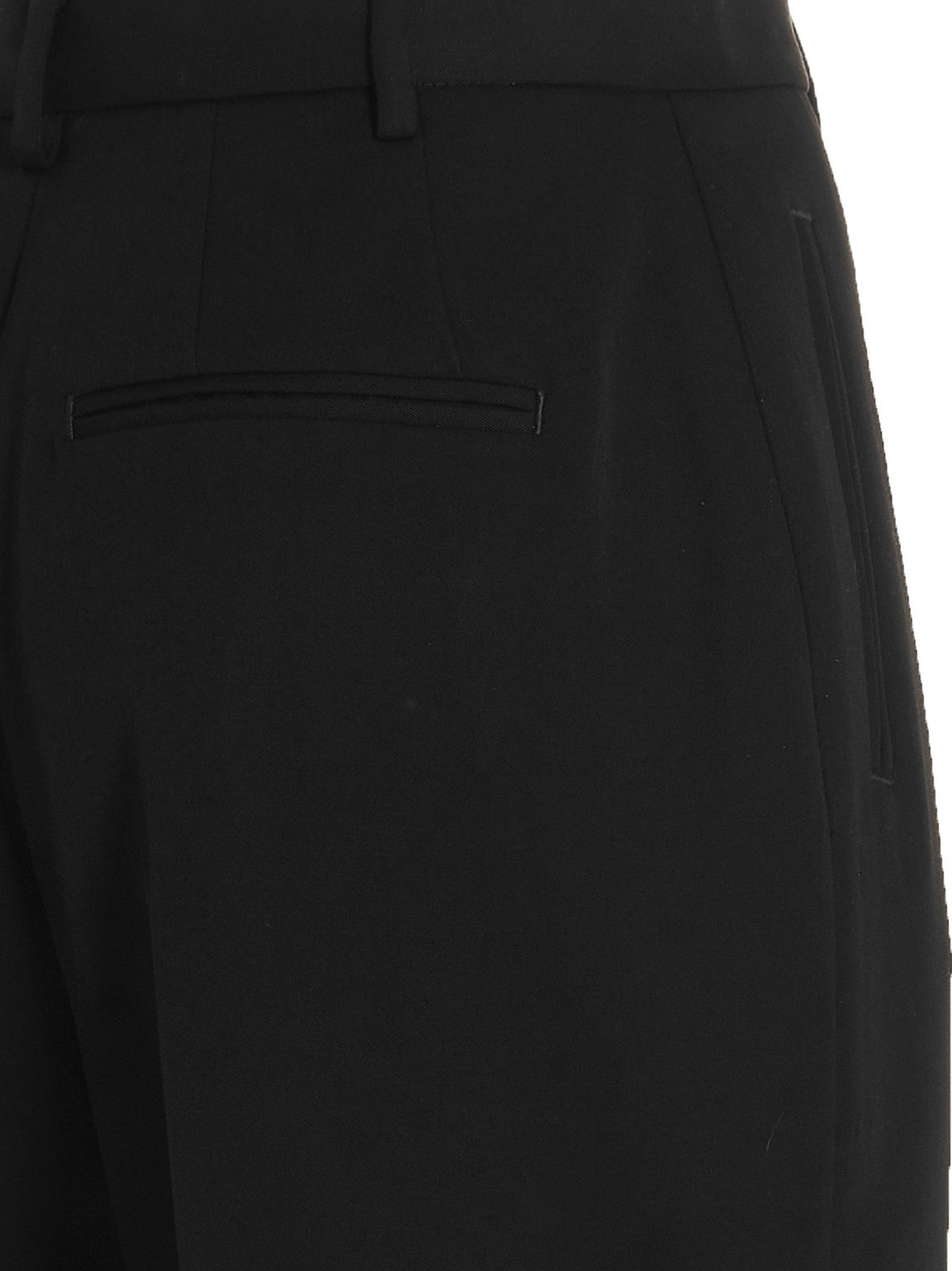 Tory Burch Wool Twill Pants Black