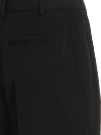Tory Burch Wool Twill Pants Black