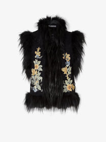Fendi Women's Wool Vest Black