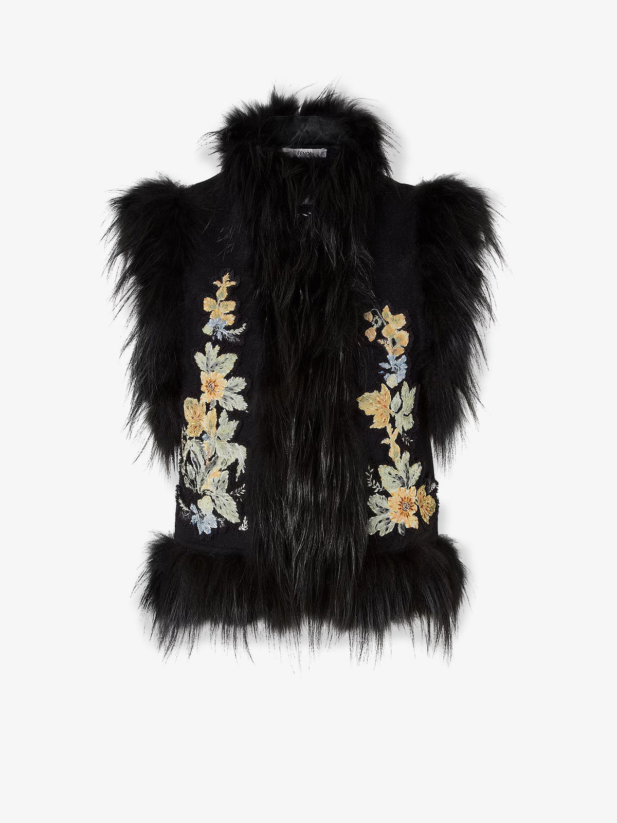 Fendi Women's Wool Vest Black