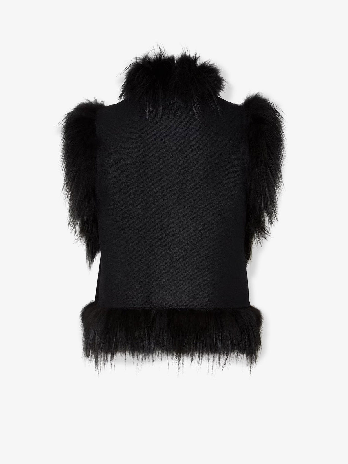 Fendi Women's Wool Vest Black