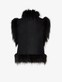 Fendi Women's Wool Vest Black