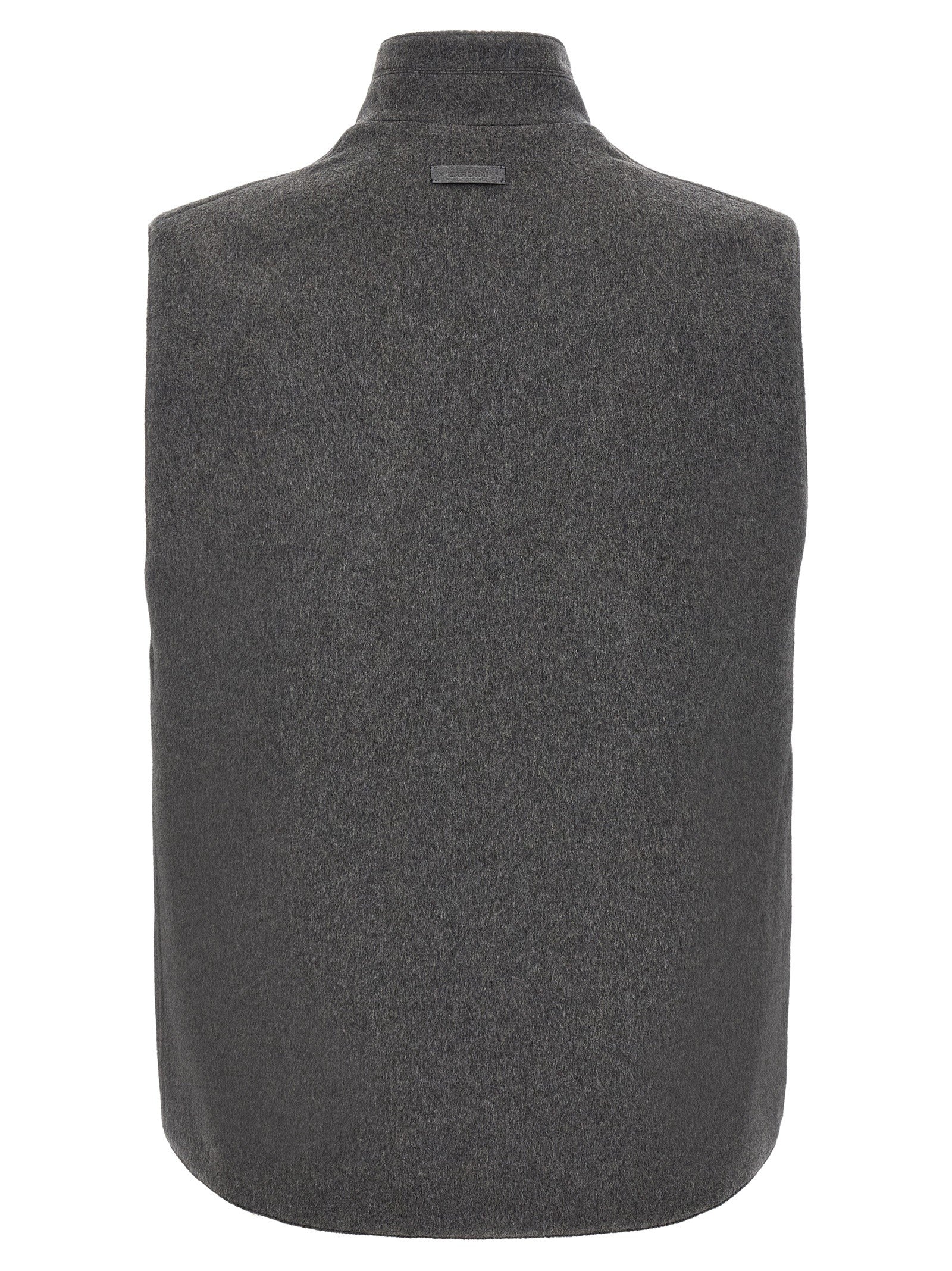 Lardini Wool Vest Grey