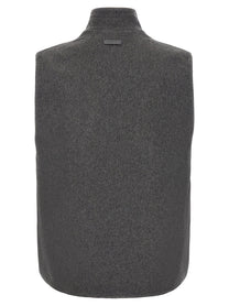 Lardini Wool Vest Grey